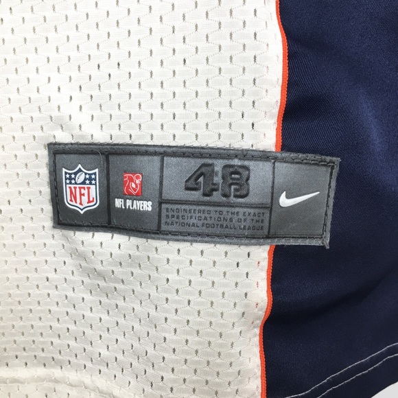 Nike Denver Broncos Super Bowl 50 Von Miller 58 NFL Football Jersey Mens Sz XL - Picture 6 of 13